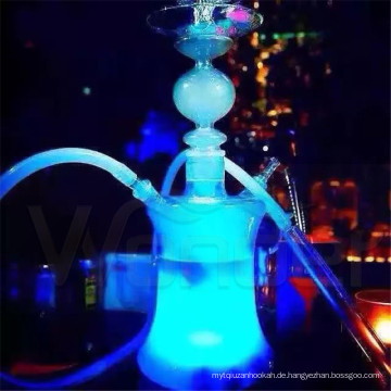 Glas Shisha mit LED mit Hunderten von Stil